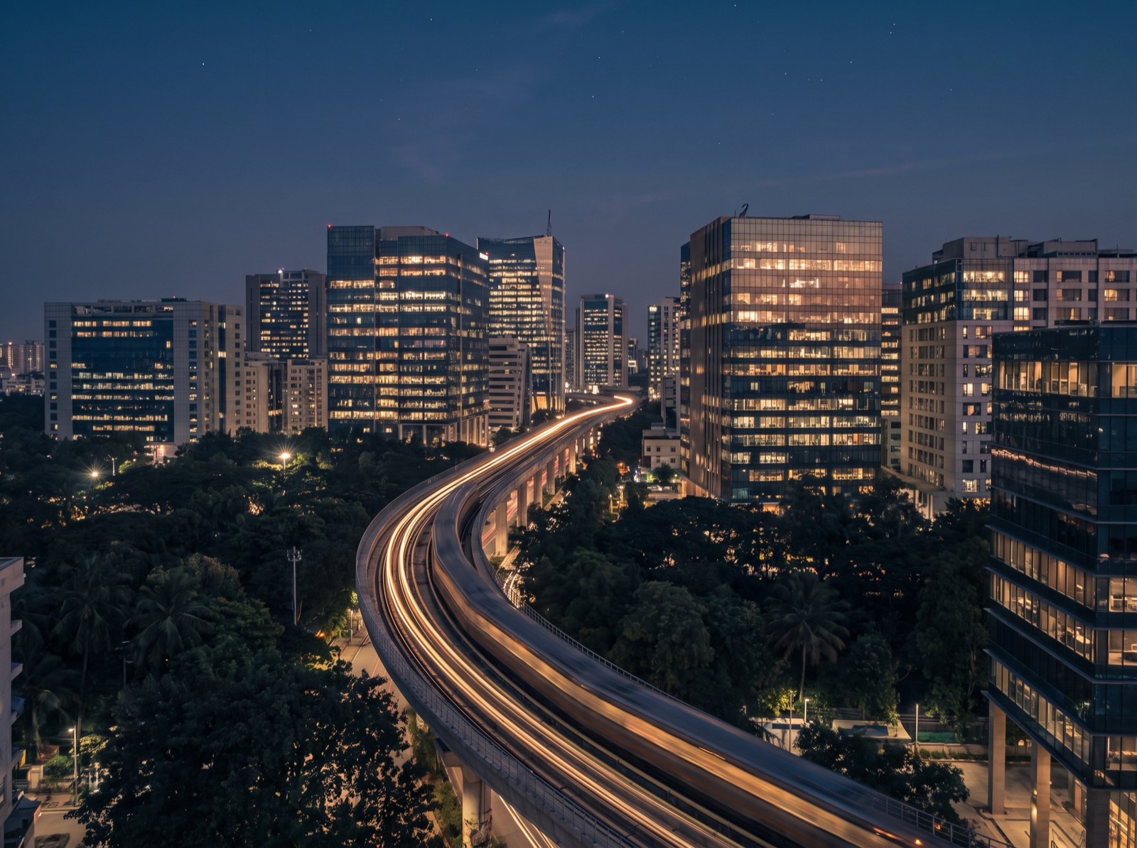 Bengaluru at night